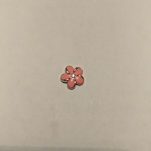 Origami owl pink 🌺 flower charm